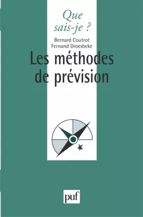 Couverture du produit · Les méthodes de prévision