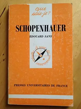 Couverture du produit · Schopenhauer