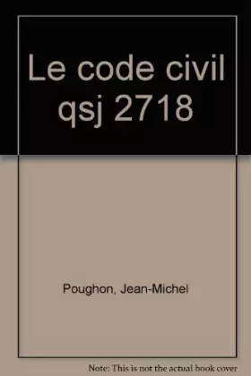 Couverture du produit · Le Code Civil
