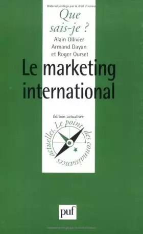 Couverture du produit · Le Marketing international