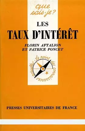 Couverture du produit · Les taux d'intérêt, 3e édition