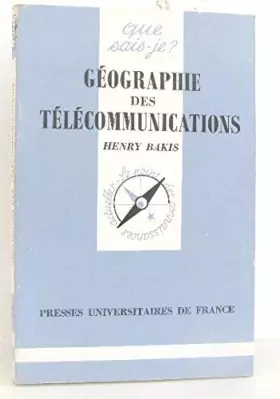 Couverture du produit · Géographie des télécommunications