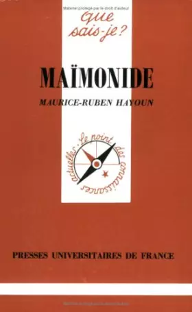 Couverture du produit · Maïmonide