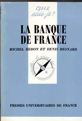 Couverture du produit · La Banque de France