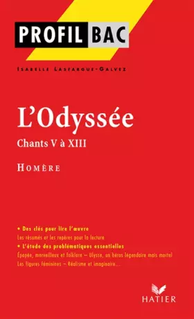 Couverture du produit · L'Odyssée : Chants V à XIII