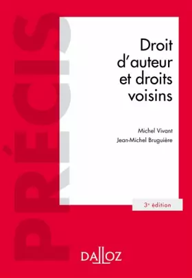 Couverture du produit · Droit d'auteur et droits voisins - 3e éd.