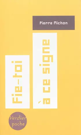 Couverture du produit · Fie-toi à ce signe (0000)