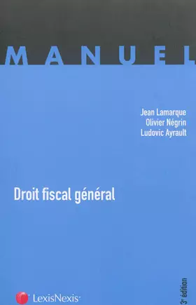 Couverture du produit · Droit fiscal général