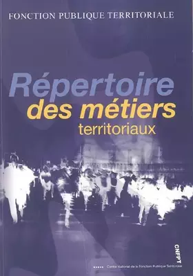 Couverture du produit · Répertoire des métiers territoriaux