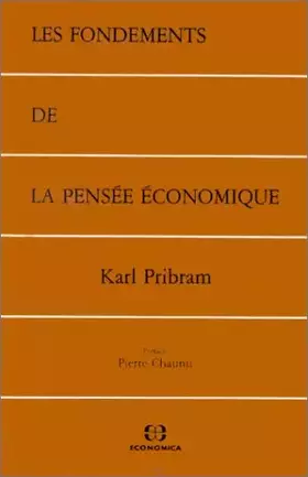Couverture du produit · Les fondements de la pensée économique