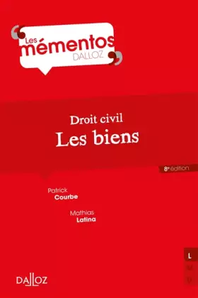 Couverture du produit · Les biens: Droit civil