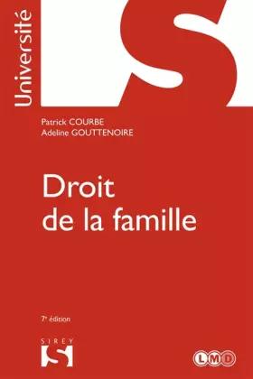 Couverture du produit · Droit de la famille