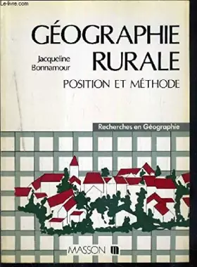 Couverture du produit · GEOGRAPHIE RURALE