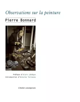 Couverture du produit · Observations sur la peinture