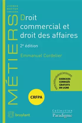 Couverture du produit · Droit commercial et droit des affaires