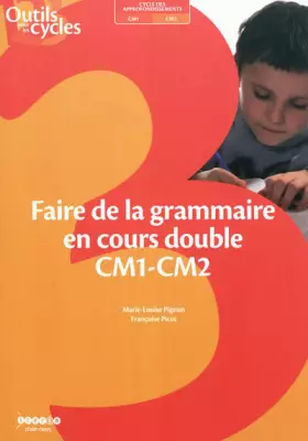 Couverture du produit · Faire de la grammaire en cours double CM1-CM2