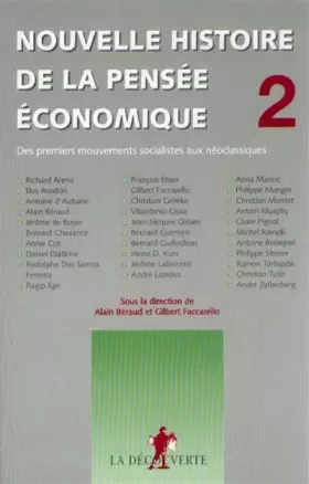 Couverture du produit · Nouvelle histoire de la pensée économique