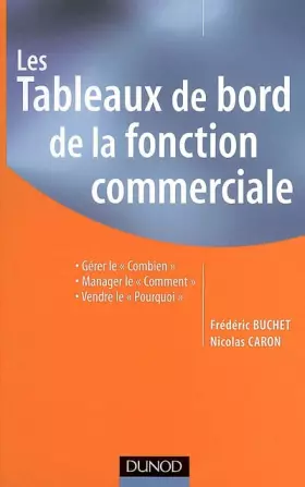 Couverture du produit · Les Tableaux de bord de la fonction commerciale
