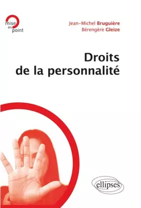 Couverture du produit · Droits de la Personnalité