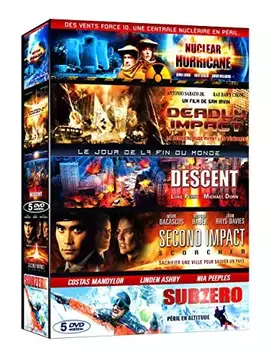 Couverture du produit · Péril nucléaire - Coffret 5 films : Nuclear Hurricane + Deadly Impact + Descent + Second Impact + Subzero