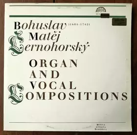 Couverture du produit · Organ And Vocal Compositions
