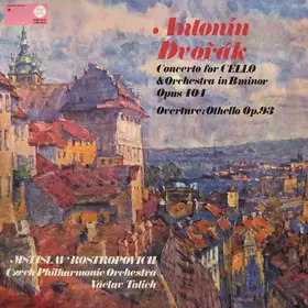 Couverture du produit · Concerto For Cello & Orchestra In B Minor Opus 104 / Overture: Othello Op. 93