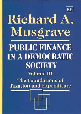 Couverture du produit · Public Finance in a Democratic Society Volume III