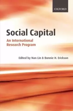 Couverture du produit · Social Capital: An International Research Program