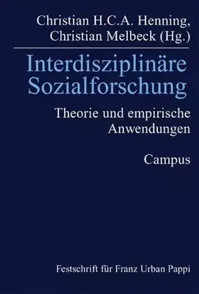 Couverture du produit · Interdisziplinäre Sozialforschung: Theorie und empirische Anwendungen