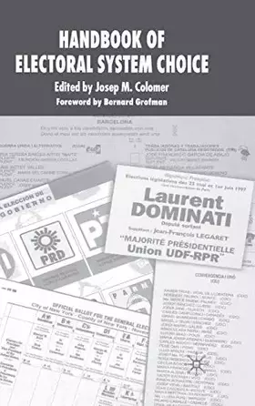 Couverture du produit · The Handbook of Electoral System Choice