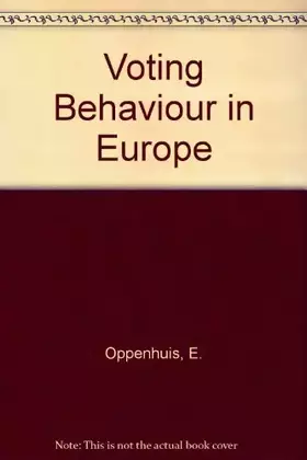 Couverture du produit · Voting Behaviour in Europe