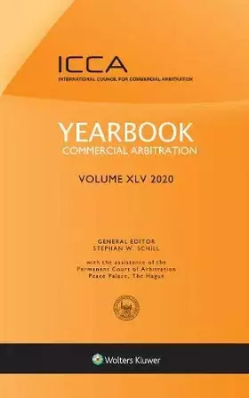 Couverture du produit · Yearbook Commercial Arbitration, Volume XLV (2020)