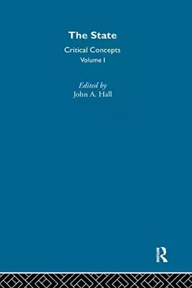 Couverture du produit · The State: Critical Concepts in Sociology