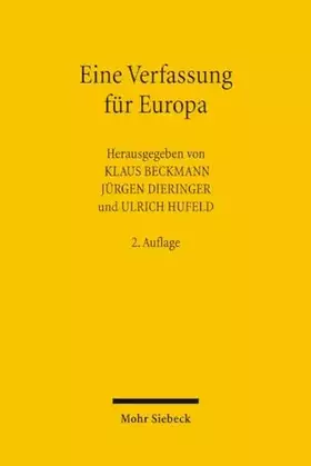 Couverture du produit · Eine Verfassung für Europa: Z. Tl. in französ. Sprache