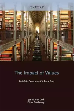 Couverture du produit · The Impact of Values (Beliefs in Government)