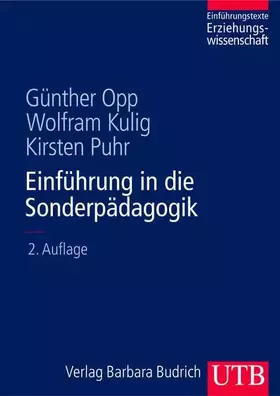 Couverture du produit · Einführung in die Sonderpädagogik (Einführungstexte Erziehungswissenschaft)