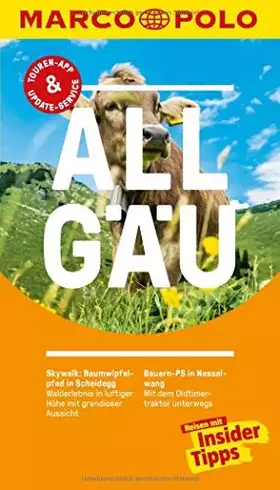 Couverture du produit · MARCO POLO Reiseführer Allgäu: Reisen mit Insider-Tipps. Inklusive kostenloser Touren-App & Update-Service