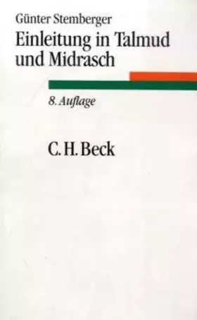 Couverture du produit · Einleitung in Talmud und Midrasch (C. H. Beck Studium)
