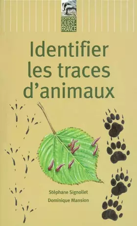 Couverture du produit · Identifier les traces d'animaux