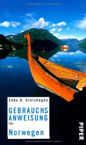 Couverture du produit · Gebrauchsanweisung für Norwegen: überarbeitete Neuausgabe (Piper Gebrauchsanweisungen, Band 27584)