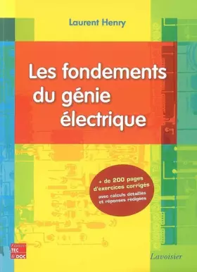 Couverture du produit · Les fondements du génie électrique
