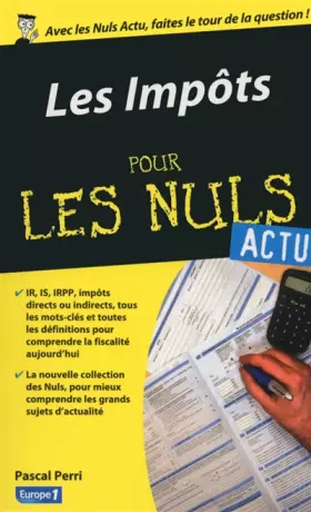 Couverture du produit · Les impôts Pour les Nuls