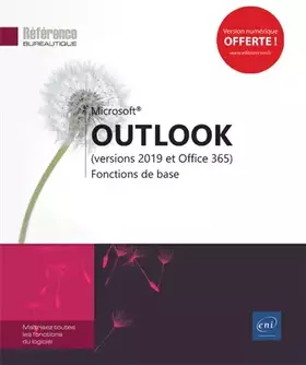 Couverture du produit · Outlook (versions 2019 et Office 365) - Fonctions de base