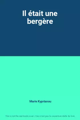Couverture du produit · Il était une bergère