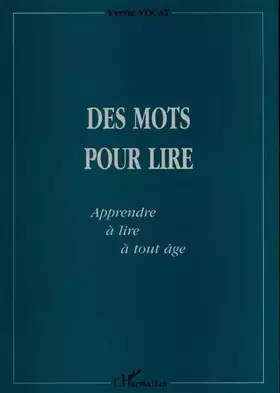 Couverture du produit · Des mots pour dire - Apprendre à lire à tout âge