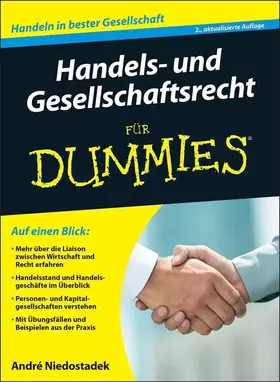 Couverture du produit · Handels- und Gesellschaftsrecht für Dummies
