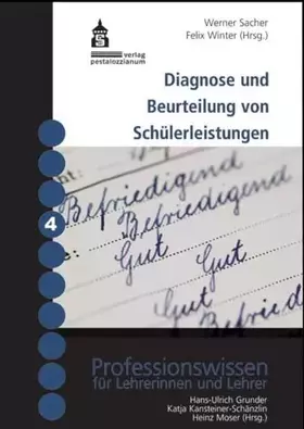 Couverture du produit · Diagnose und Beurteilung von Schülerleistungen - Grundlagen und Reformansätze (Professionswissen für Lehrerinnen und Lehrer)