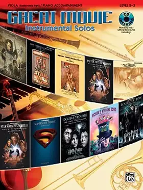 Couverture du produit · Great Movie Instrumental Solos for Strings: Viola (includes pull-out string part), Book, CD & Instrumental Part