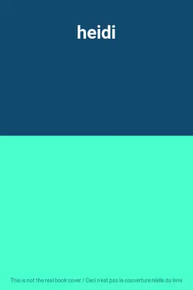 Couverture du produit · heidi
