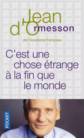 Couverture du produit · C'est une chose étrange à la fin que le monde